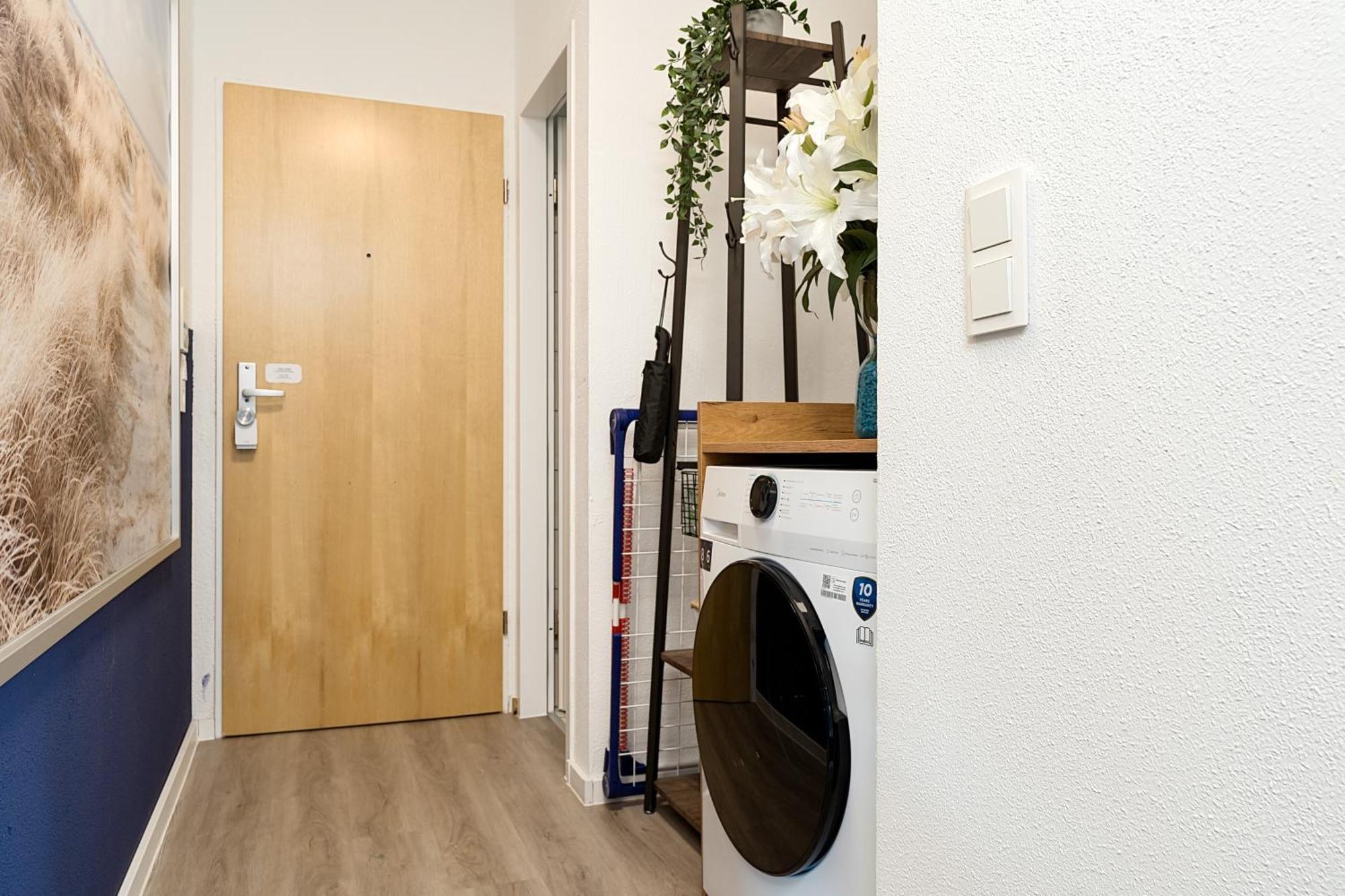 Federnest - Luxus-Studio - Kingsize Boxspringbett - Home-Office Mit Monitor Und Drucker - 11 Min Hbf 杜伊斯堡 外观 照片